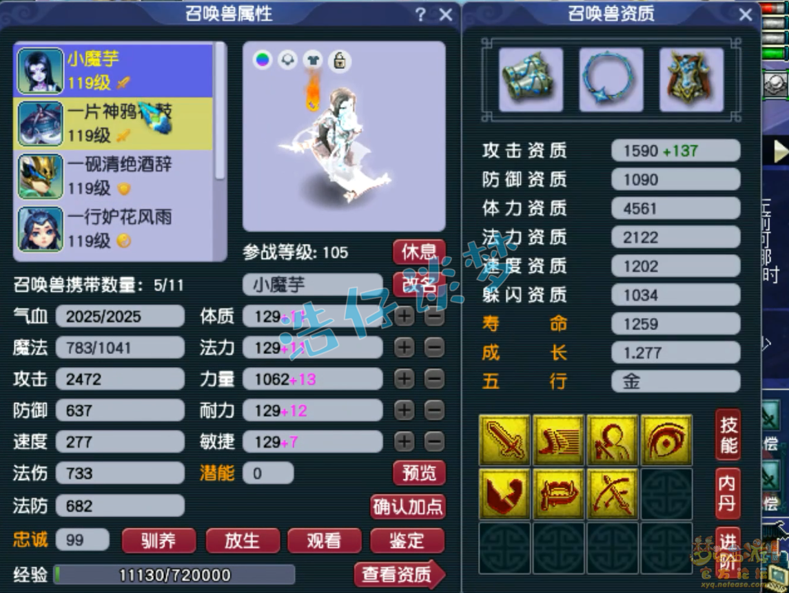 梦幻西游无底洞109级固伤装备展示