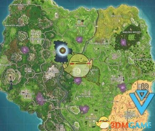 《堡垒之夜》第6赛季第1周隐藏星位置介绍