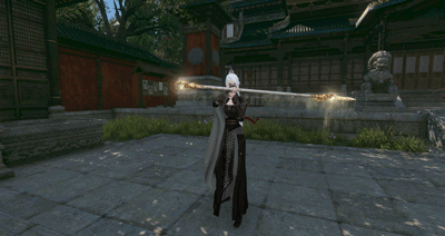 《逆水寒》血河70级百炼武器展示