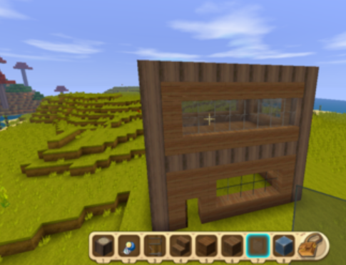 迷你世界怎么盖房子