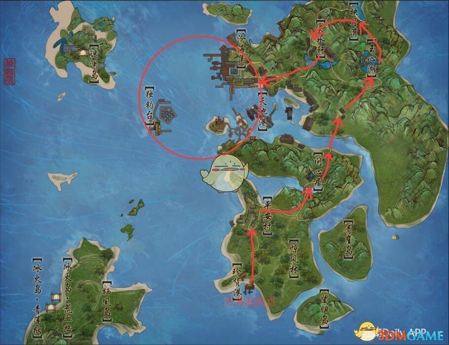 《剑网3》世外蓬莱升级路线大全