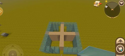 迷你世界怎么做旋转门