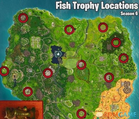 《堡垒之夜》鱼奖杯跳舞任务攻略