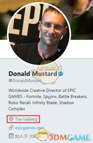 《堡垒之夜》第七赛季冰山主题彩蛋