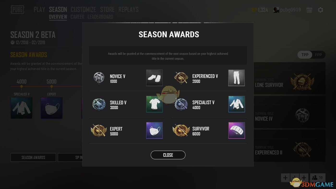 《绝地求生》生存称号系统介绍