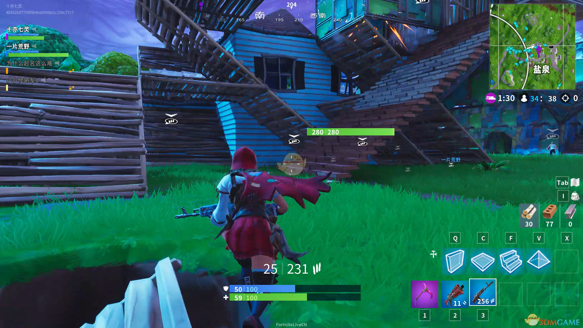 《堡垒之夜》地基搭建技巧大型攻略