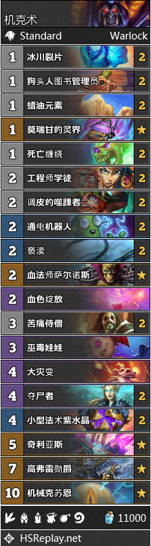 《炉石传说》2.13-19全职业强度分析及卡组推荐