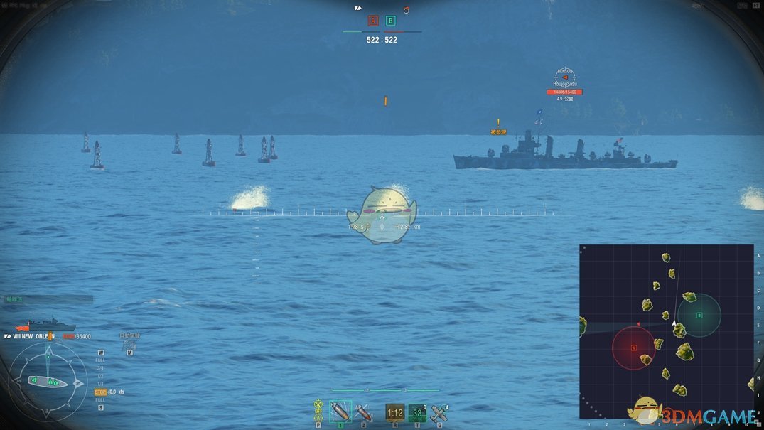 《战舰世界》水底搜索的结论测试