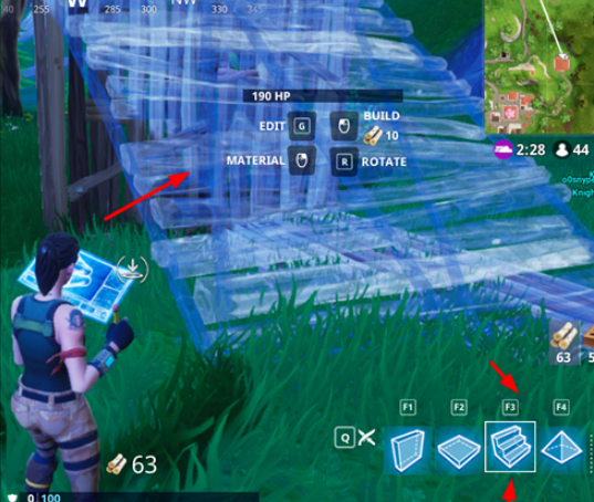 堡垒之夜怎么建造