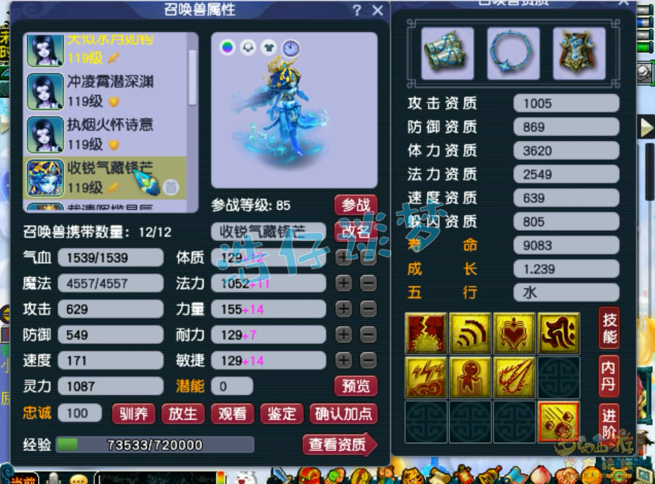 梦幻西游化生寺109百套装备展示