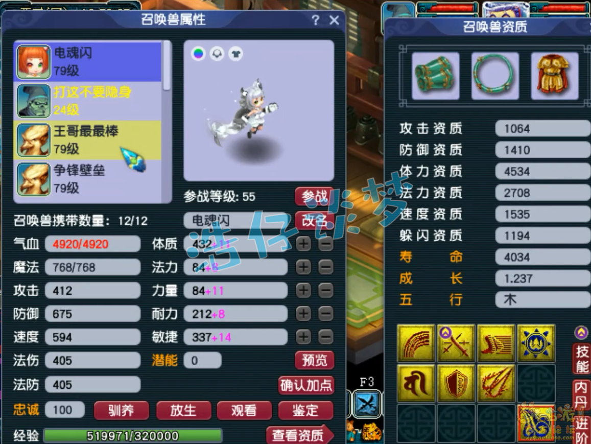 梦幻西游力五庄69级装备展示