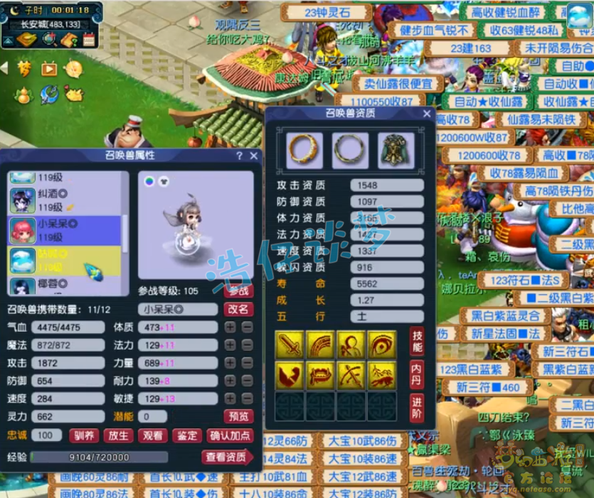 梦幻西游天地109级无底洞装备展示图