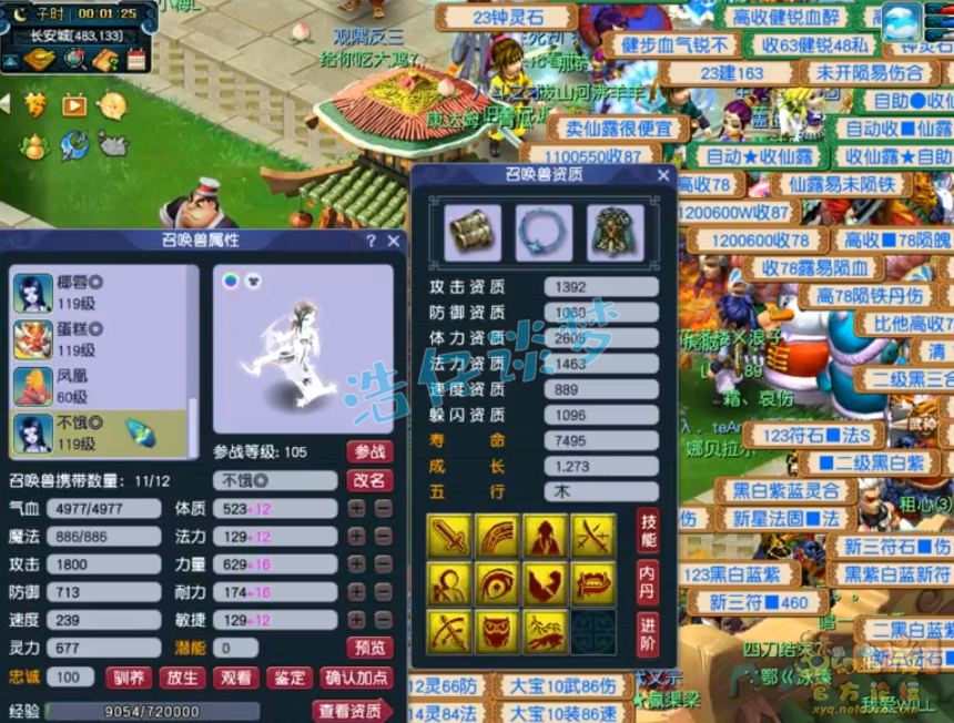 梦幻西游天地109级无底洞装备展示图