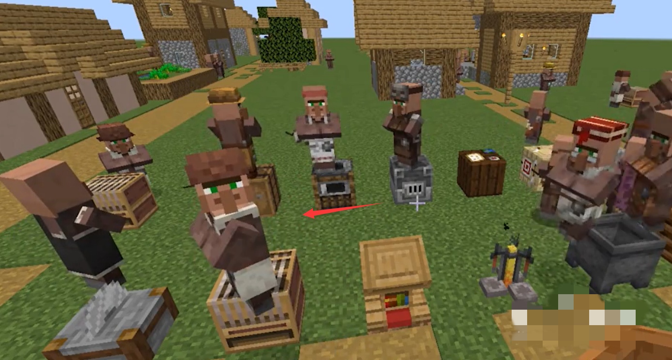 我的世界怎么让村民为自己工作