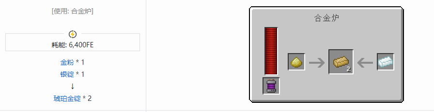 我的世界科技复兴锭合成表大全