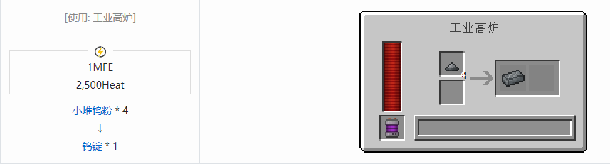 我的世界科技复兴锭合成表大全