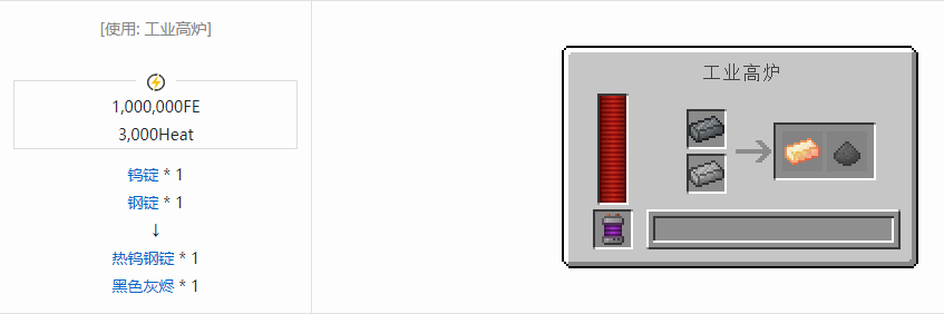 我的世界科技复兴锭合成表大全