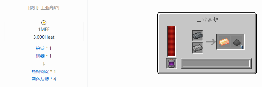 我的世界科技复兴锭合成表大全