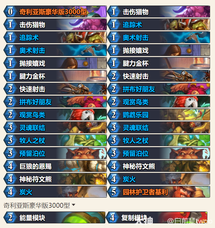 炉石传说Nik1taStar污手猎卡组代码分享