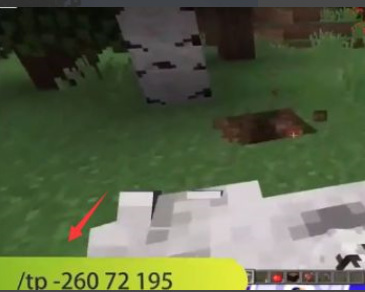 我的世界传送坐标代码怎么写