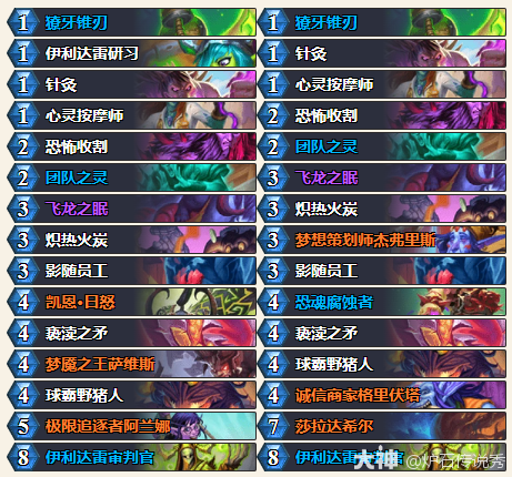 炉石传说自爱瞎卡组代码推荐