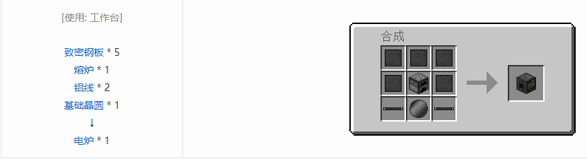 我的世界星系模组机器合成表大全