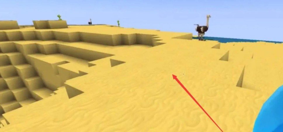 迷你世界沙漠神庙怎么找