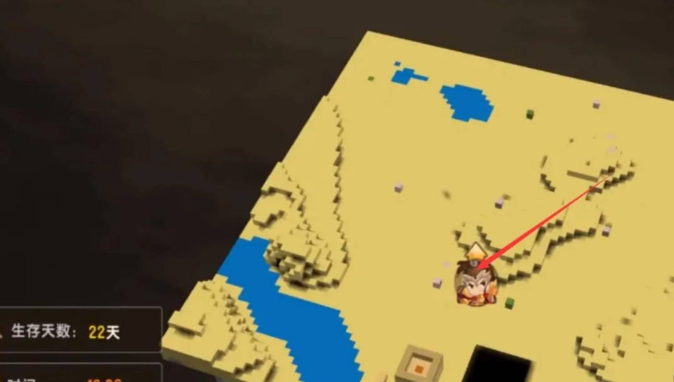 迷你世界沙漠神庙怎么找