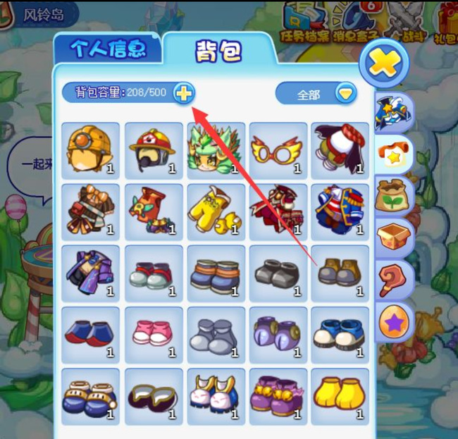 洛克王国装备背包满了怎么清理