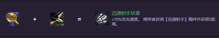 云顶之弈S14迅捷射手纹章怎么合成