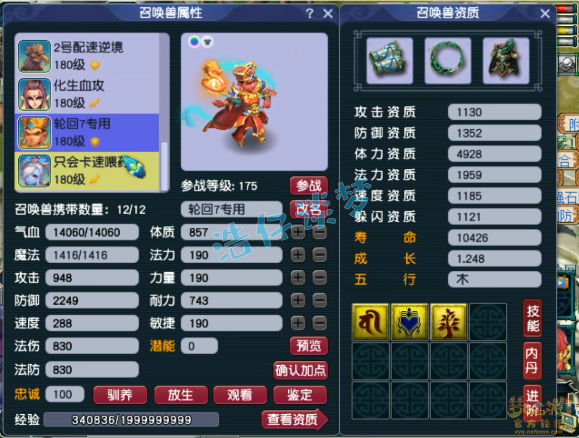 梦幻西游化生寺五开175级装备展示图