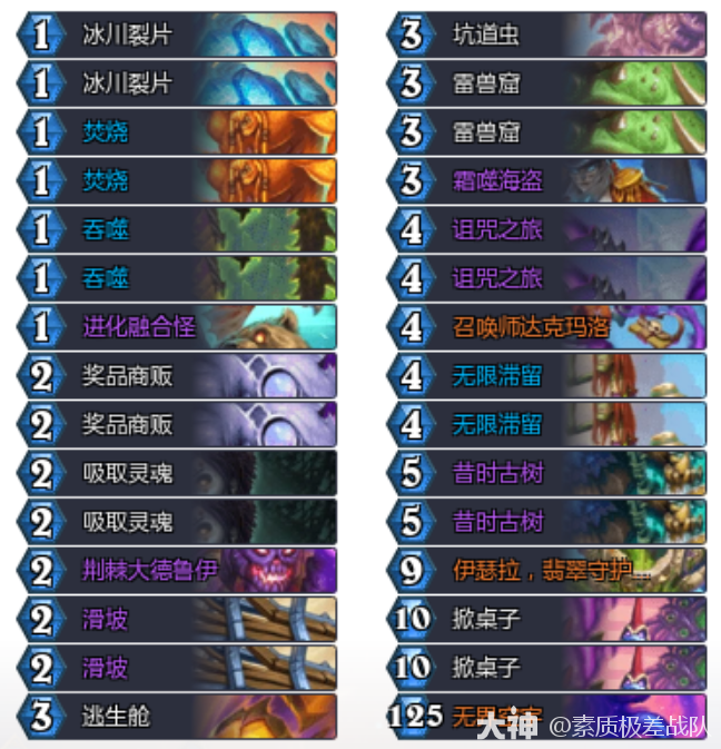 炉石传说32.2.4大德鲁伊术卡组代码推荐