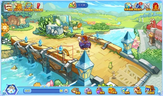 洛克王国垂钓回收商人位置在哪