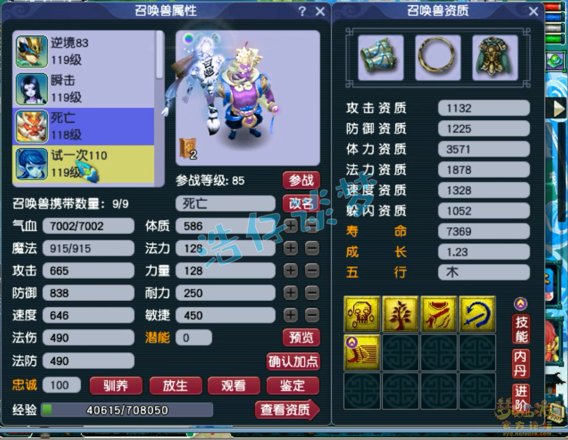 梦幻西游九黎装备109级展示