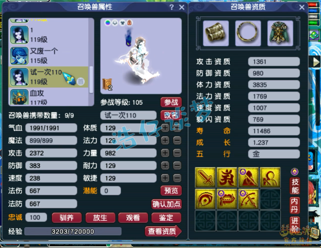 梦幻西游九黎装备109级展示