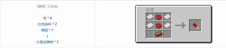 我的世界沉浸工程武器合成表大全