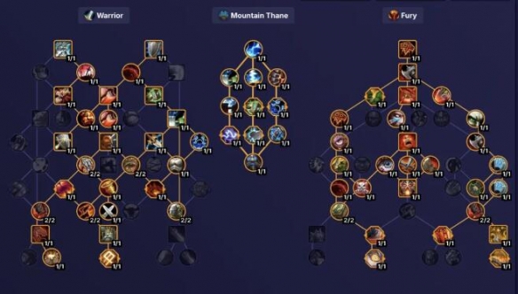 魔兽世界11.0.5战士大秘境天赋推荐