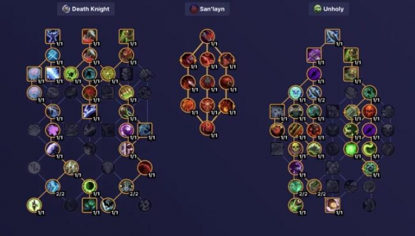 魔兽世界11.0.5DK大秘境天赋推荐