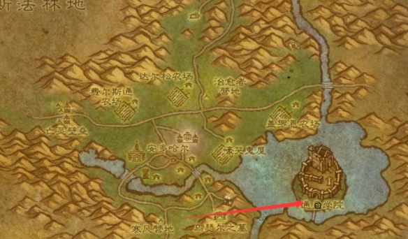 魔兽世界旧通灵学院怎么进入