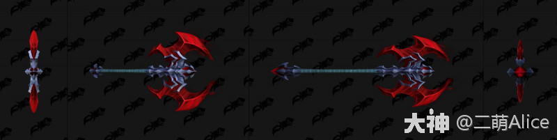 魔兽世界11.0团本双手斧武器模型一览