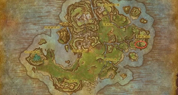 魔兽世界黏滑的软体动物位置在哪