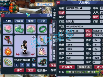 梦幻西游固伤女儿村装备搭配129