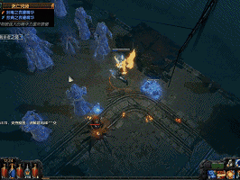 《流放之路》3.6元素使电弧冰川地图电磁炮T18BD