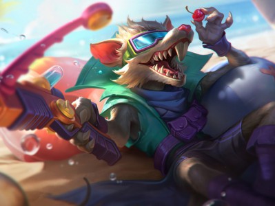 LOL泳池派对图奇皮肤效果预览