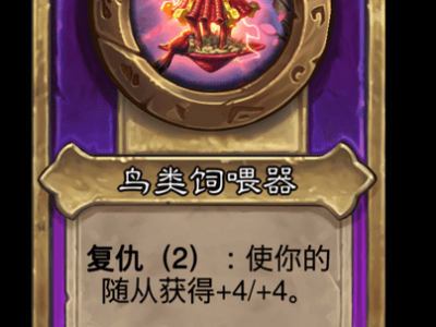 炉石传说酒馆战棋新大饰品鸟类饲喂器介绍