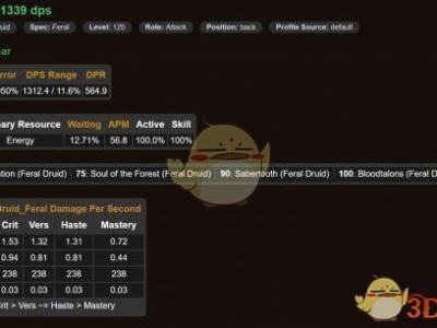 《魔兽世界》德鲁伊新流派手法