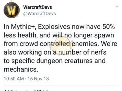 《魔兽世界》11月易爆周更新