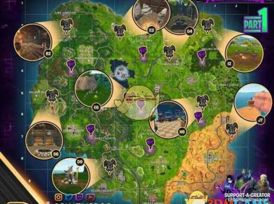 《堡垒之夜》暗夜幽灵挑战：石像定位全攻略