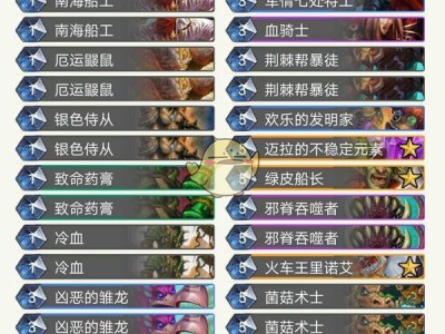 《炉石传说》2018世界锦标赛秋季赛冠军卡组分享