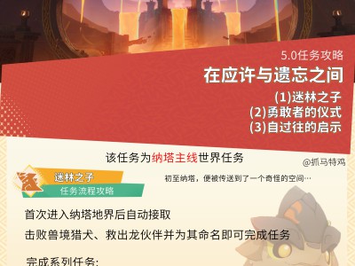 原神：应许与遗忘之间任务全流程攻略指南